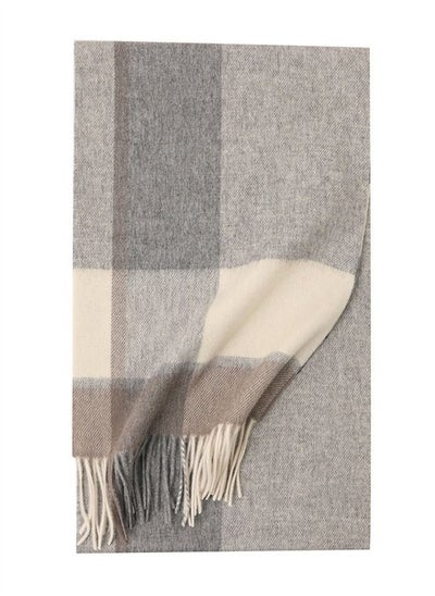 اشتري Warm Long Cashmere Check Scarf Multicolour في السعودية