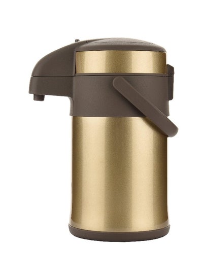 Buy Stainless Steel Vacuum Flask 3L Gold in Saudi Arabia