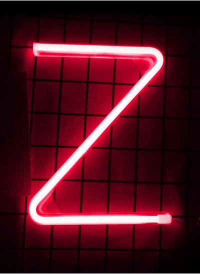 Buy LED Neon Flex Letter Light Z 30x25cm in UAE