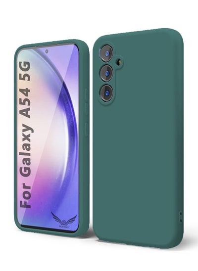 Buy Galaxy A54 5G Case Shockproof Liquid Silicone Case Slim Soft Cover With Inside Soft Microfiber Lining Comaptible With Samsung Galaxy A54 5G in UAE