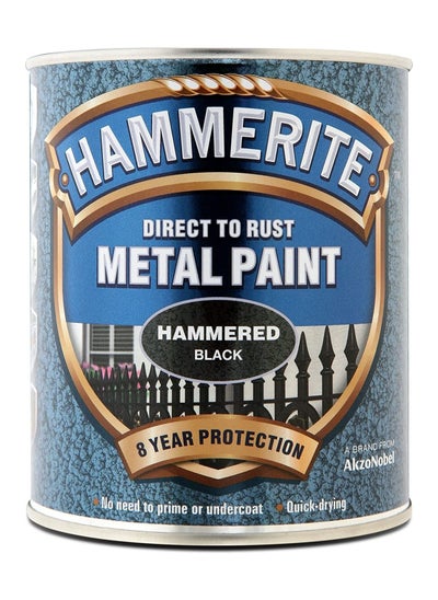 اشتري RACO Hammerite Metal Paint Hammered Black 750ml في الامارات