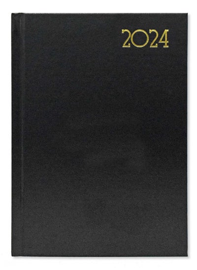 Buy FIS Diary 2024 English (Saturday & Sunday Combined) A5, Black - FSDI90E24BK in UAE