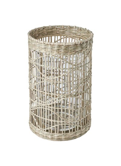 Buy Lantern For Block Candle, Handmade Sedge in Saudi Arabia