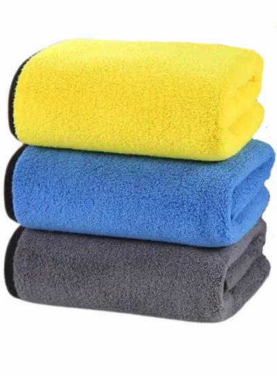 Buy MOTRK Microfiber Towels for Car Home Kitchen Glass Window Drying Cleaning Cleaning Cleaning Cloth | Kitchen Dish Towel Car Wash Cleaning Rag (Colorful, 30 * 40 300g) in Saudi Arabia