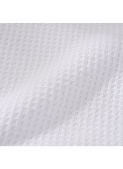 Buy Waffle Terry Bath Towel 70X140Cm - White in UAE