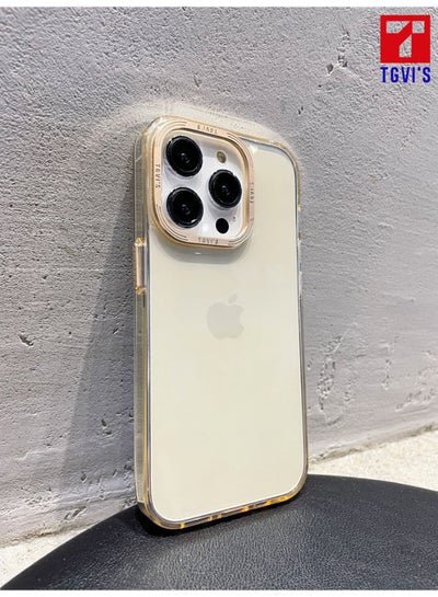 Buy TGVIS Grace jelly series case for iPhone 14- gold in Egypt