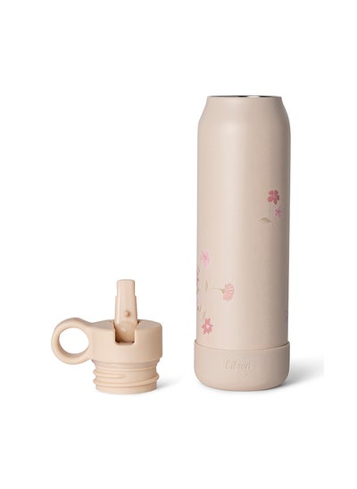 اشتري 2023 Stainless Steel Water Bottle 350ml Flower في الامارات