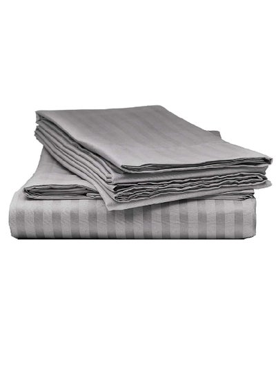 اشتري Extra Deep Pocket Sheets 100% Cotton 3 Piece Sheet Set 180x200+20cm في الامارات