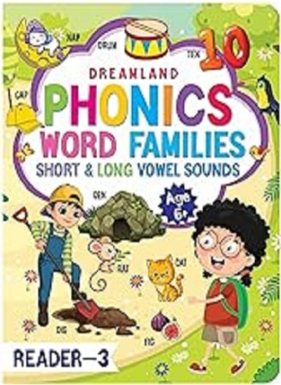 Buy Phonics Reader - 3 (Word Families Short and Long Vowel Sounds) Age 6+ in UAE