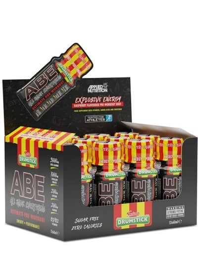 اشتري ABE Ultimate Pre Workout Energy + Performance, 12 Pcs x 60 Ml Drum Stick في الامارات