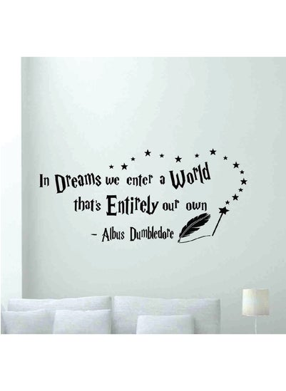 اشتري Albus Dumbledore Quotes Wall Sticker, Wall Arts Home Décor Wall Decals, 85x40 cm by Spoil Your Wall في الامارات