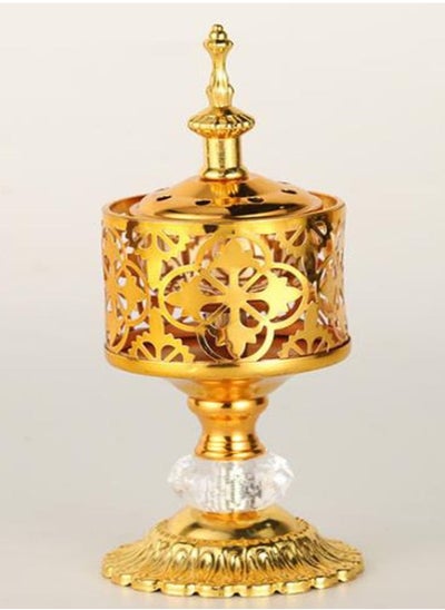 Buy Creative Lace Incense Burner Metal Craft Ornament in UAE