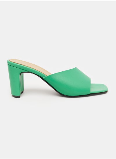 Buy Curved Mid Heel Mule in Egypt