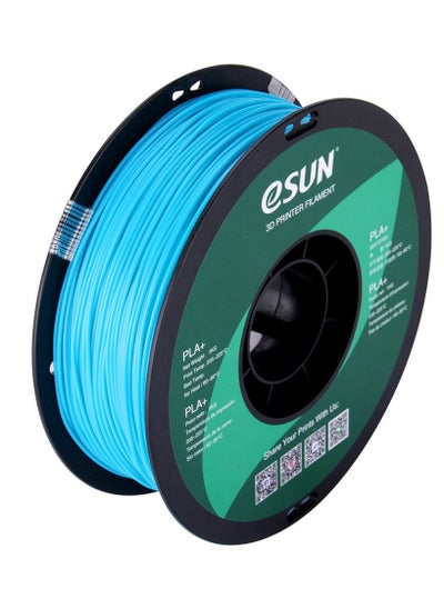 Buy Esun 3D Printer Filament PLA+ 1.75 mm Dimensional Accuracy +/- 0.05 mm 1 Kg (2.2 lbs) Spool 3D Printing Material for 3D Printers – Light Blue in UAE