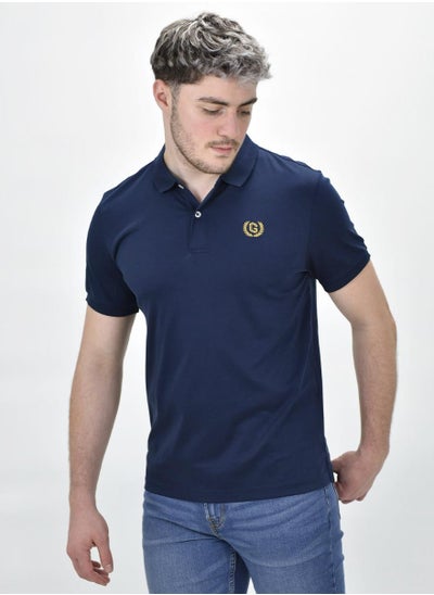 Buy Men's Liquid Touch Polo - Blue in Saudi Arabia