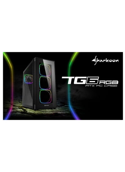 Buy SHARKOON TG6 RGB ATX CASE in UAE