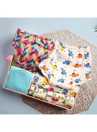 اشتري Gift Combo Pack Of 1 Freesize Uno And 3 Padded Underwear ; 1 Year Old Baby Gift ; Birthday Gift For 1 Year Baby Girl & Boy; Pack Of 5 Items في السعودية