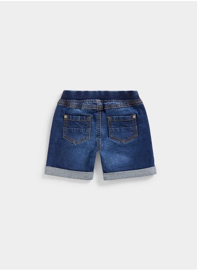 اشتري Mid Wash Denim Shorts في الامارات