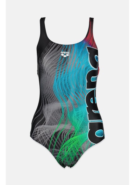 اشتري Women Shades One Piece Swimming Pro Back, Black Combo في السعودية