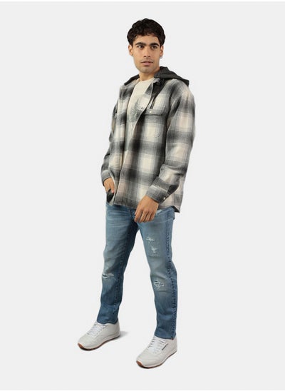 Buy AE Super Soft Hooded Flannel in Saudi Arabia