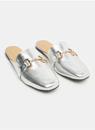 Buy Mania Mules Metallic in Egypt