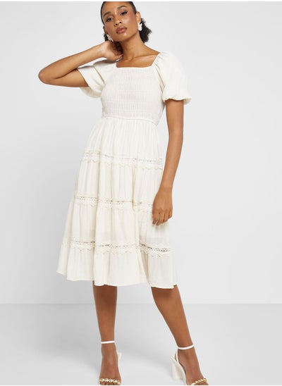 Buy Ruched Detail Dress in UAE