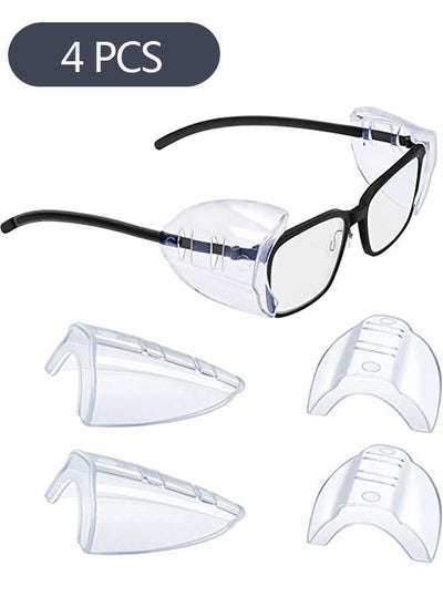 Buy 2-Pairs Glasses Side Shields, Side Shields for Prescription Glasses(Transparent ) in Saudi Arabia