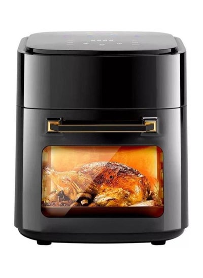 Buy Air Fryer Oven, 15L Digital Air Fryer Oven, 8-in-1 Rotisserie & Convection Oven, With LED Touchscreen Temperature & Controls, For Bake, Roast, Dehydrate, 1400W, With Baking Accessories in UAE