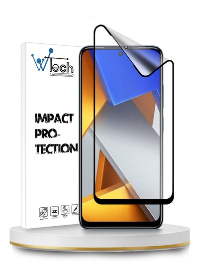 Buy Nano Matte Ceramic Anti Fingerprint Anti Glair Screen Protector For Xiaomi Poco M4 Pro / Poco M5s Clear/Black in Saudi Arabia