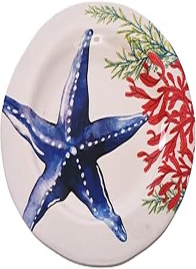 Buy Moments Star Fish Design Dessert Plate, 23 cm Size in Egypt