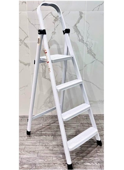 اشتري Professional Folding Ladder 4,5,6 Step Household Ladder With Wide Step 150cm في السعودية