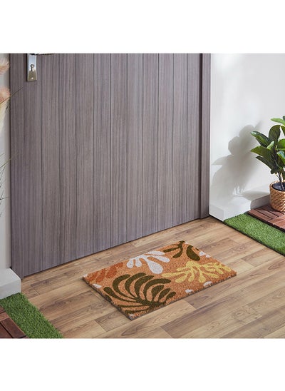 اشتري Crest Printed Coir Doormat with Latex Back 60 x 40 cm في الامارات