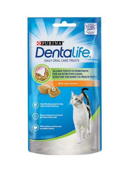 Buy Dentalife Cat With Tasty Chicken White 40grams in UAE