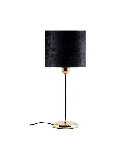 Buy Tavolo Gold Table Lamp - Black (Velvet) in Egypt