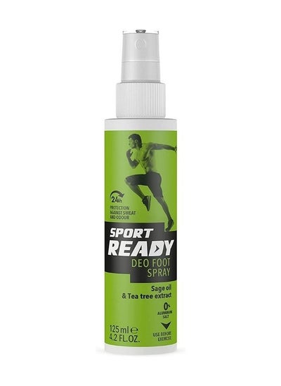 Buy Sport Ready Deo Foot Spray 125Ml, Stay Fresh And Odor Free During Your Active Pursuits in UAE