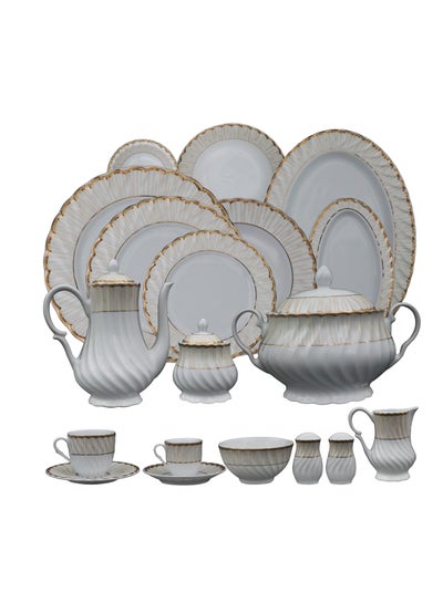 اشتري Dinnerware Sets - Feston Collection -Chanil Dahab Edition- 68 Pcs في مصر