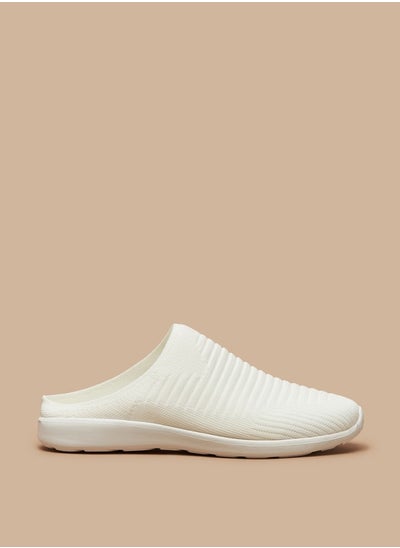 اشتري Women's Textured Slip-On Mules في الامارات