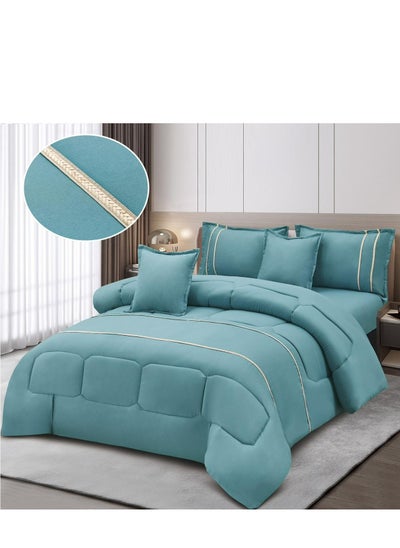 Buy Summer Bed Mattress For One and a Half People 4 Pieces With Microfiber Filling 170 x 220 Cm in Saudi Arabia