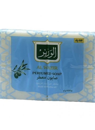 Buy Alwazir scented soap with olive oil 600 grams in Saudi Arabia