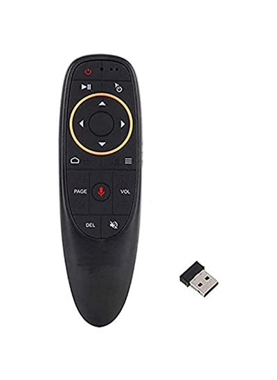 Buy G10 Gyro Sensor Smart Remote Control Voice Control Wireless Air Mouse 2.4G RF with Microphone in Saudi Arabia