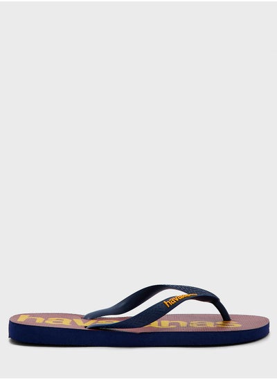 اشتري Casual Logo Flip Flops في الامارات