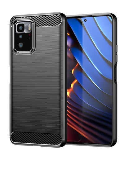 Buy Slim Shockproof Protective Phone Case for Xiaomi Redmi Note 10 Pro 4G Black in Saudi Arabia