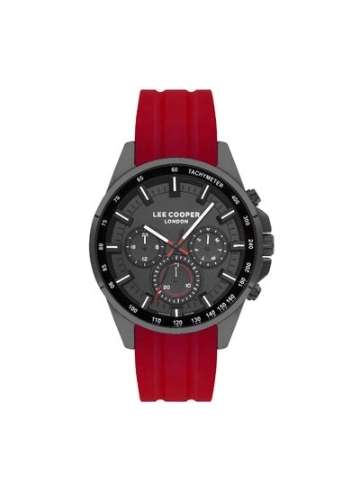 Buy Lee Cooper Men 's Multi Function  Black Dial Color Watch-LC07635.658 in UAE