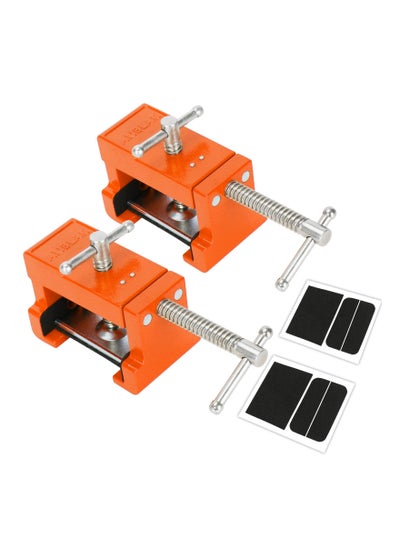 اشتري 2PCS Cabinet Face Frame Clamps, Cabinet Installation Clamping Tools Cabinetry Clamps Secure Grip Cabinet Installation Clamps abinet Tools with Two Side Screws and Alignment Plate for Cabinet Frame في الامارات