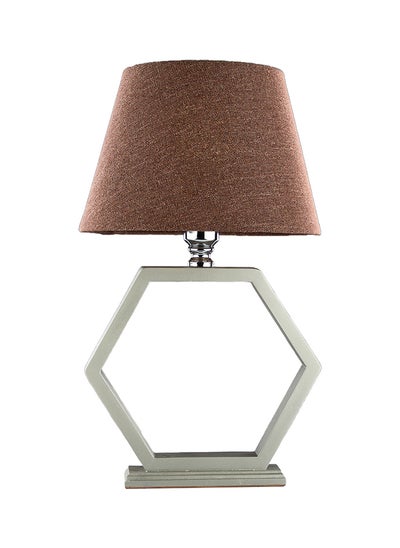 Buy Beehive 1 Lamp Silver * Shapoo Brown Table Lamp Tb56Sl in Egypt