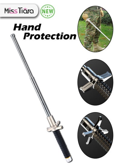 Buy Alloy Metal Telescopic Self Defense Stick Newly Added Hand Protection in UAE