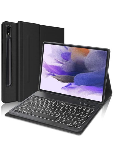 Buy Samsung Galaxy Tab S7 FE Backlit Keyboard Case 12.4 inch 2021 in UAE