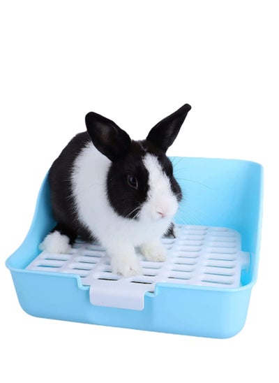 اشتري Rabbit Litter Box Easy to Clean, Learning to Use the Toilet, for Small Animals/Rabbits/G uinea P IGs/Ferrets في الامارات