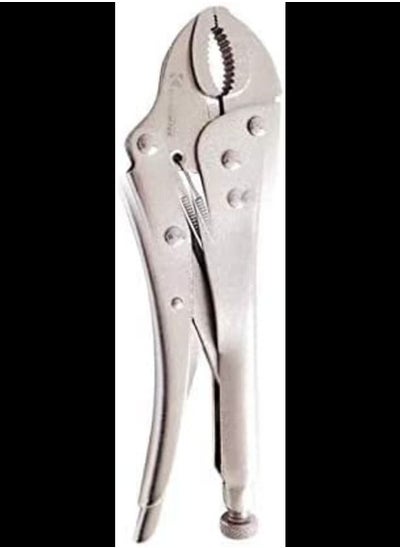 Buy Locking Vise grip Plier Original Curved Jaw Locking Pliers With Wire Cutter 7" Or 10". Use As A Gripping Tool Pipe Or Locking Wrench in UAE