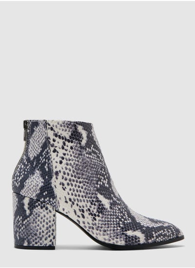 Buy Jillian Mid Heel Ankle Boot in UAE